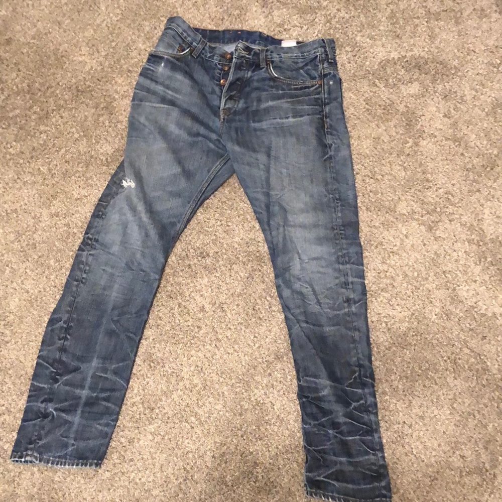 H&M tapered jeans 32/32